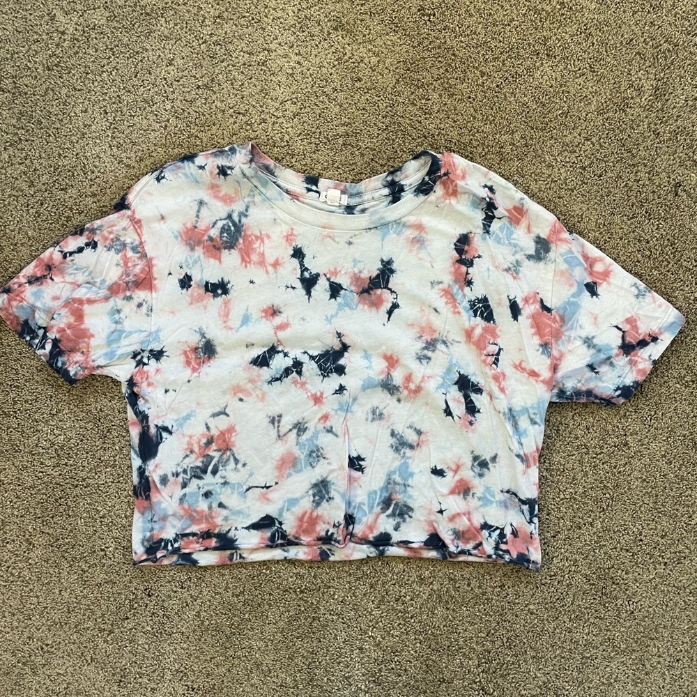 Tie dye crop